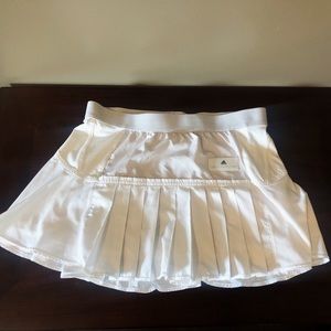 Adidas Stella McCartney White Pleated Tennis Skirt